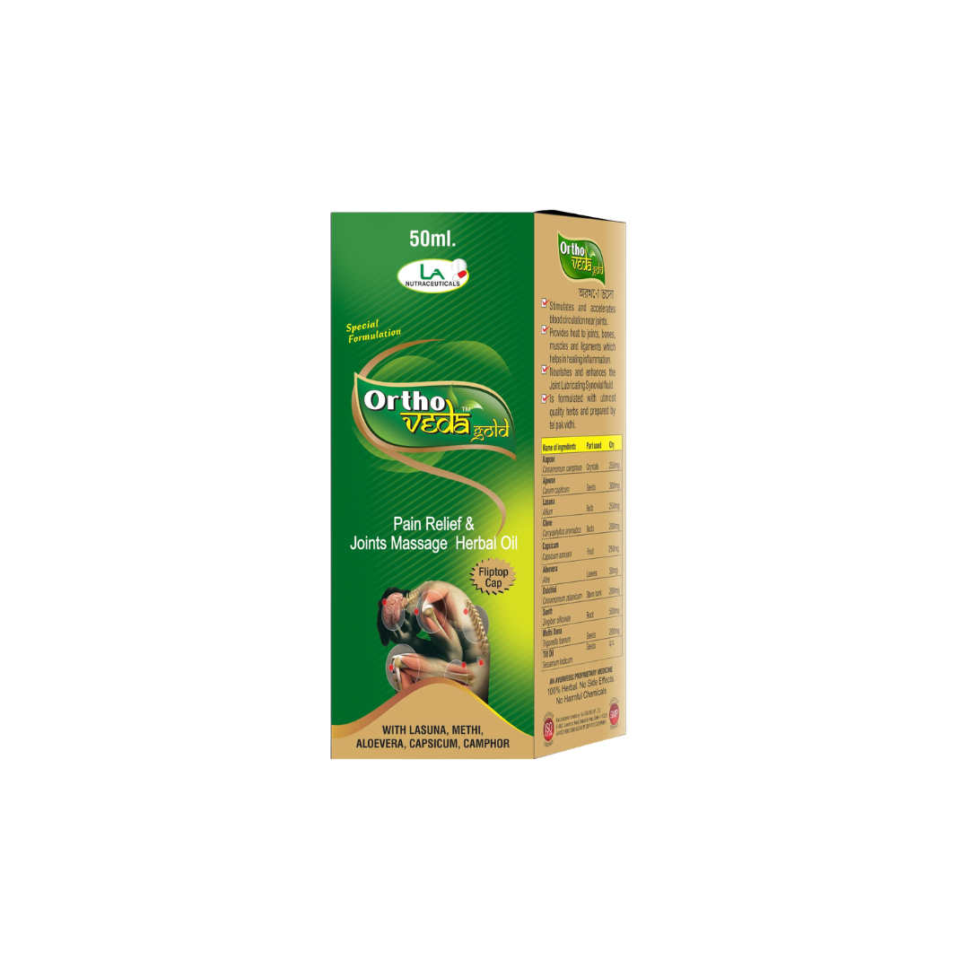 Orthoveda Oil for Joint Pain | Ayurvedic Joint Pain Relief Oil | 50ml