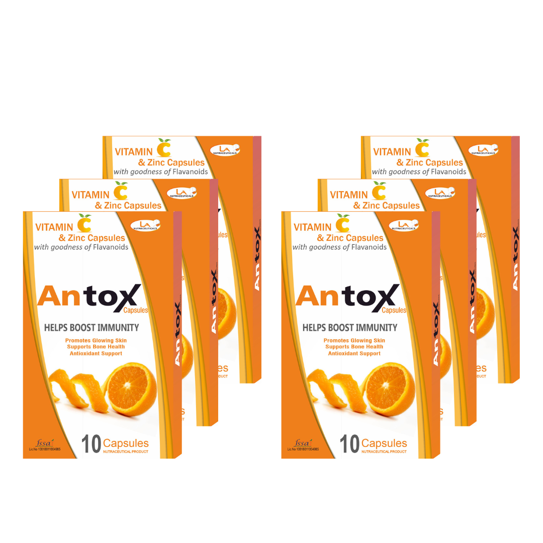 Antox Capsules - Vitamin & Zinc Capsules with Goodness of Flavonoids