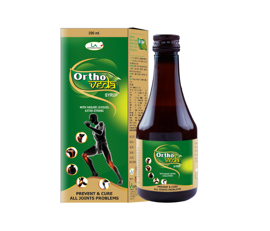 OrthoVeda Syrup - Herbal Syrup For all Joints Problems & Pain Relief 200ml Syrup