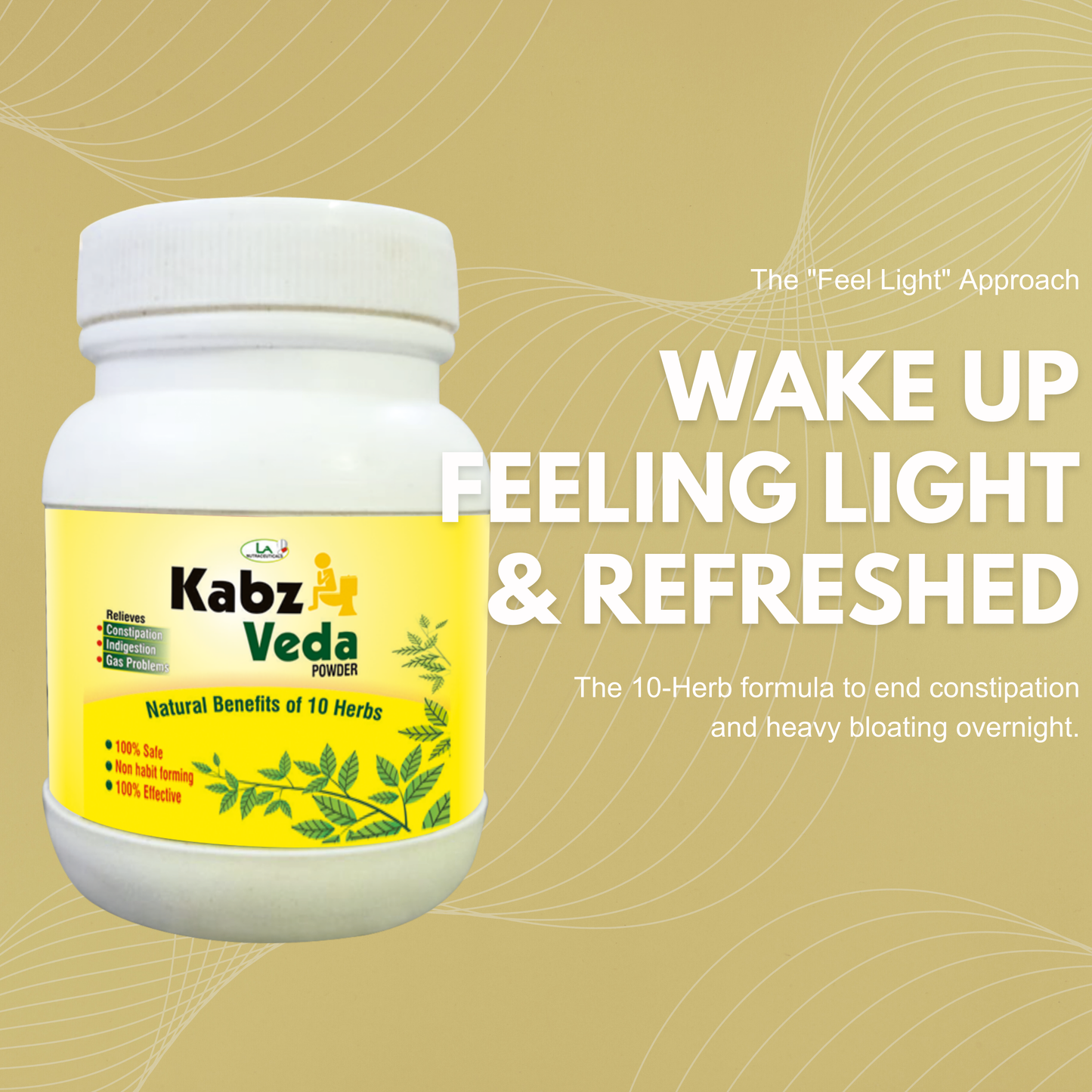 Kabz Veda Powder for Better Digestion and Gas Problems - 90 gm Powder
