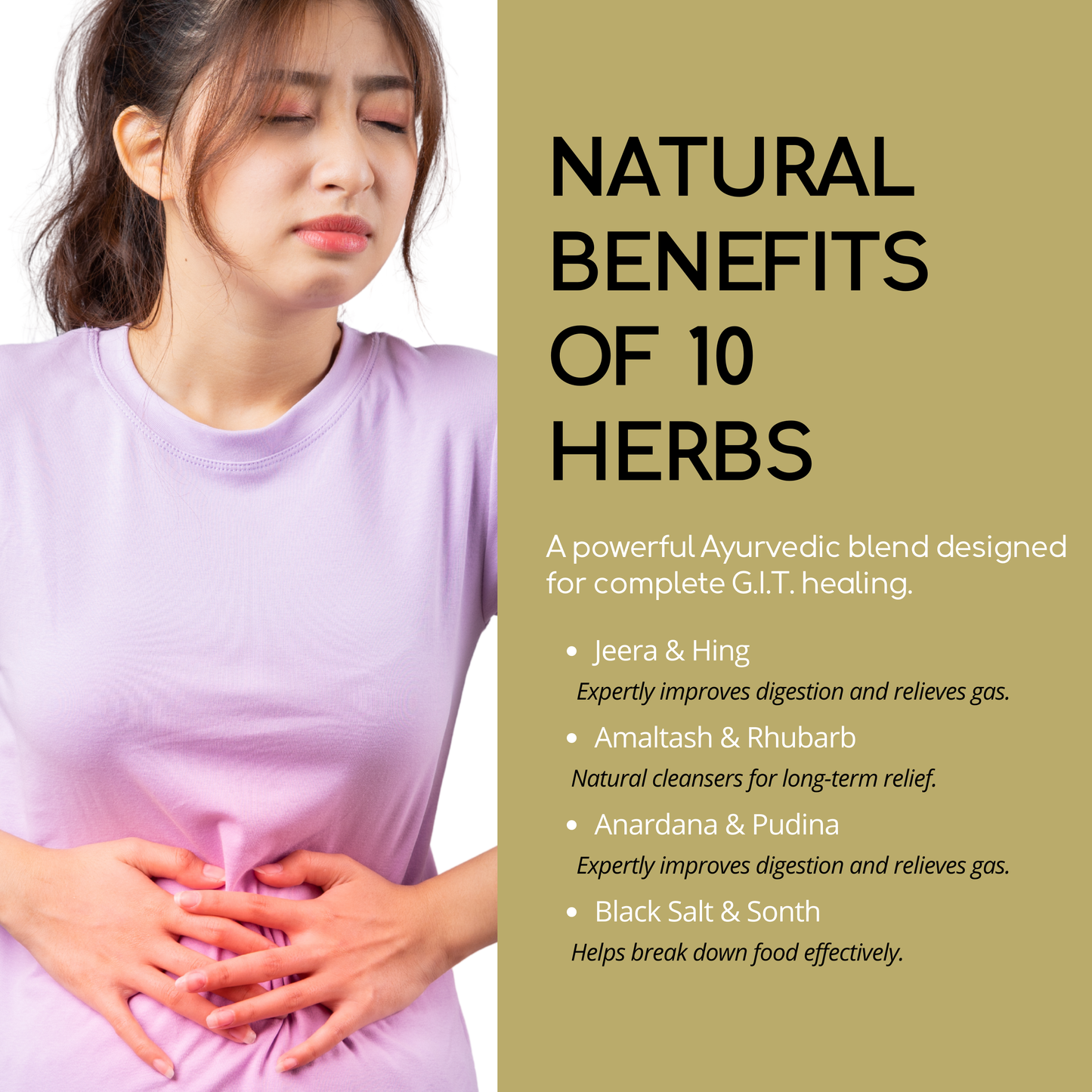 Kabz Veda Powder for Better Digestion and Gas Problems - 90 gm Powder