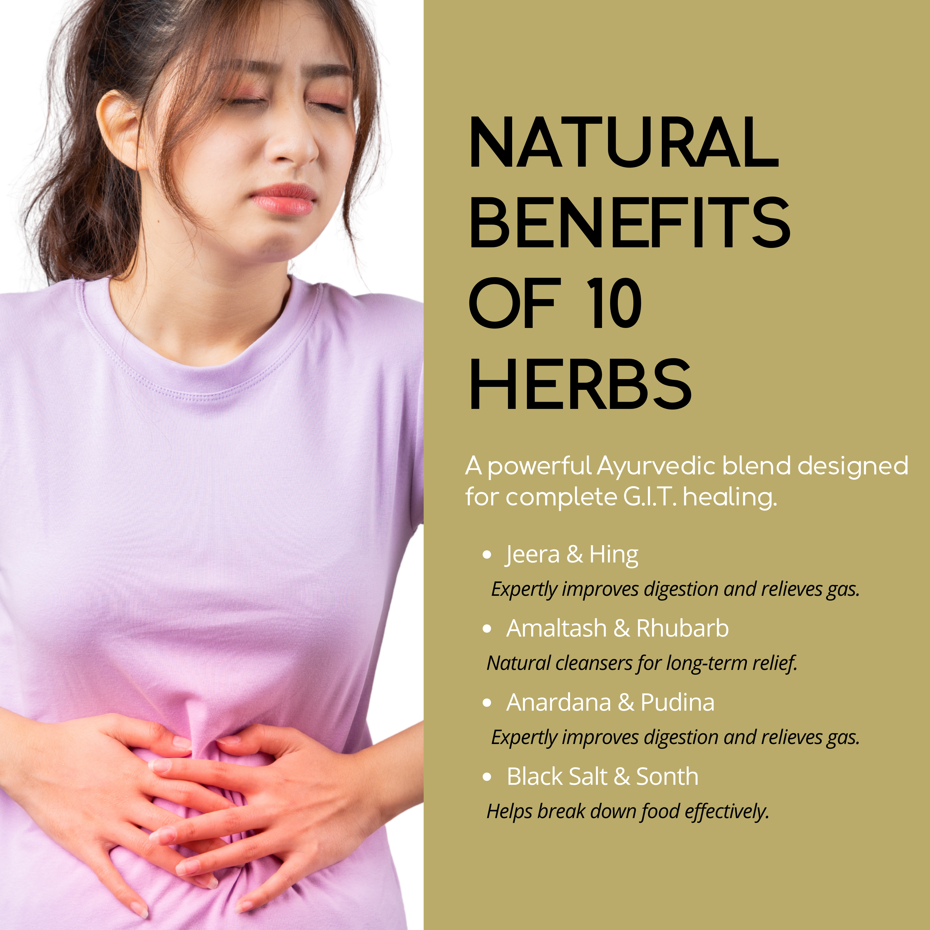 Kabz Veda Powder for Better Digestion and Gas Problems - 90 gm Powder
