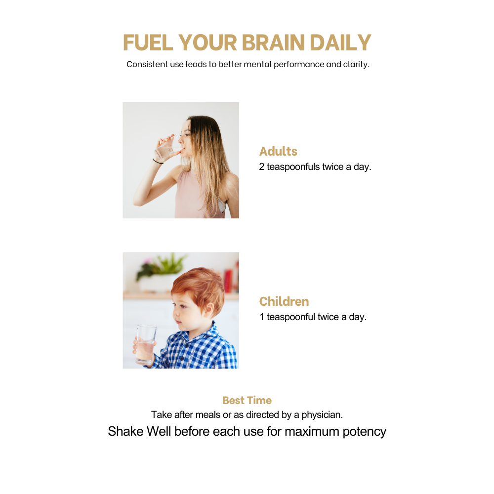 Brain Veda Syrup | Focus and Memory | Brahmi, Ashwagandha and Shankpushpi | 200ml