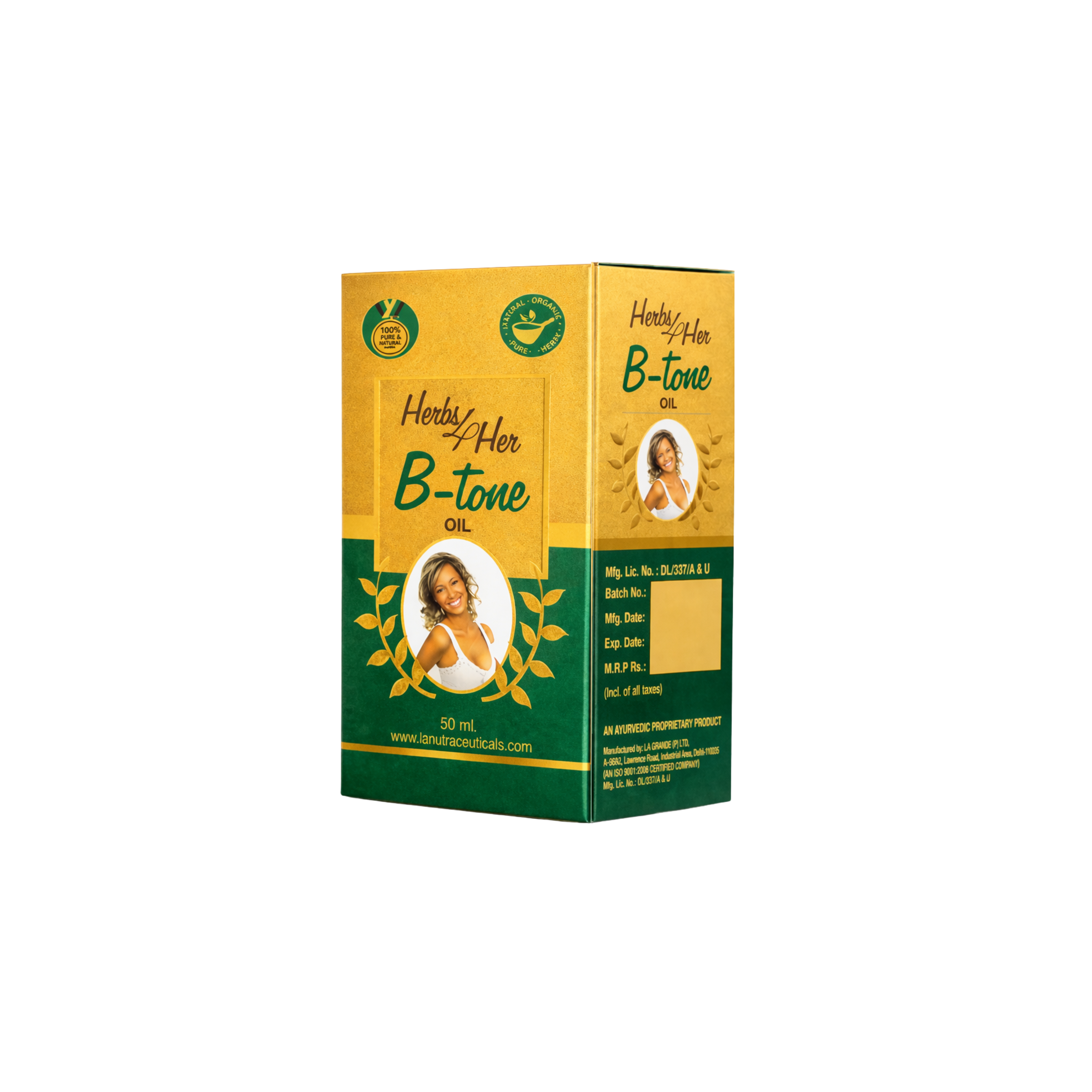 B-tone Oil | Breast Firming Oil | Breast Toning Oil | 50ml