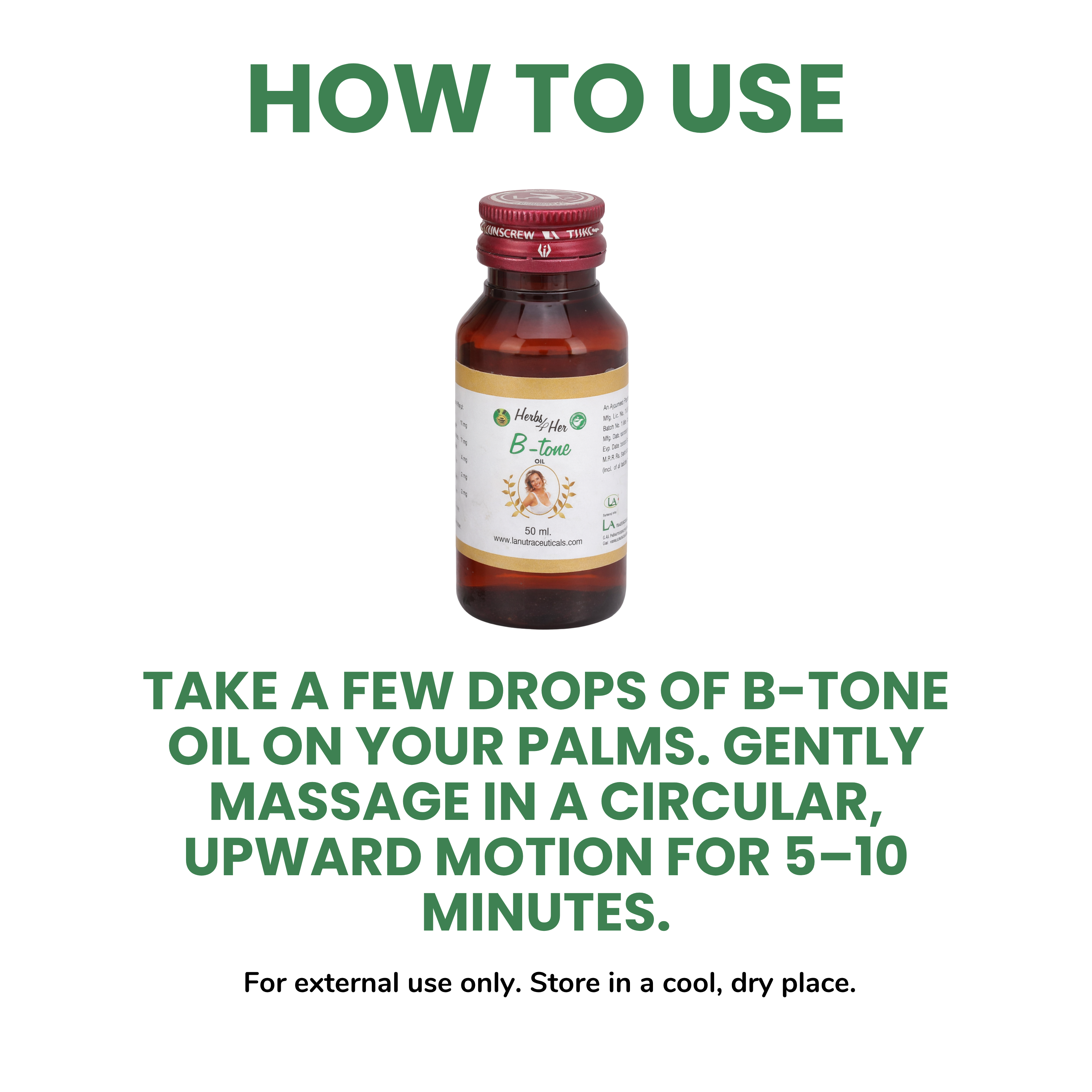B-tone Oil | Breast Firming Oil | Breast Toning Oil | 50ml