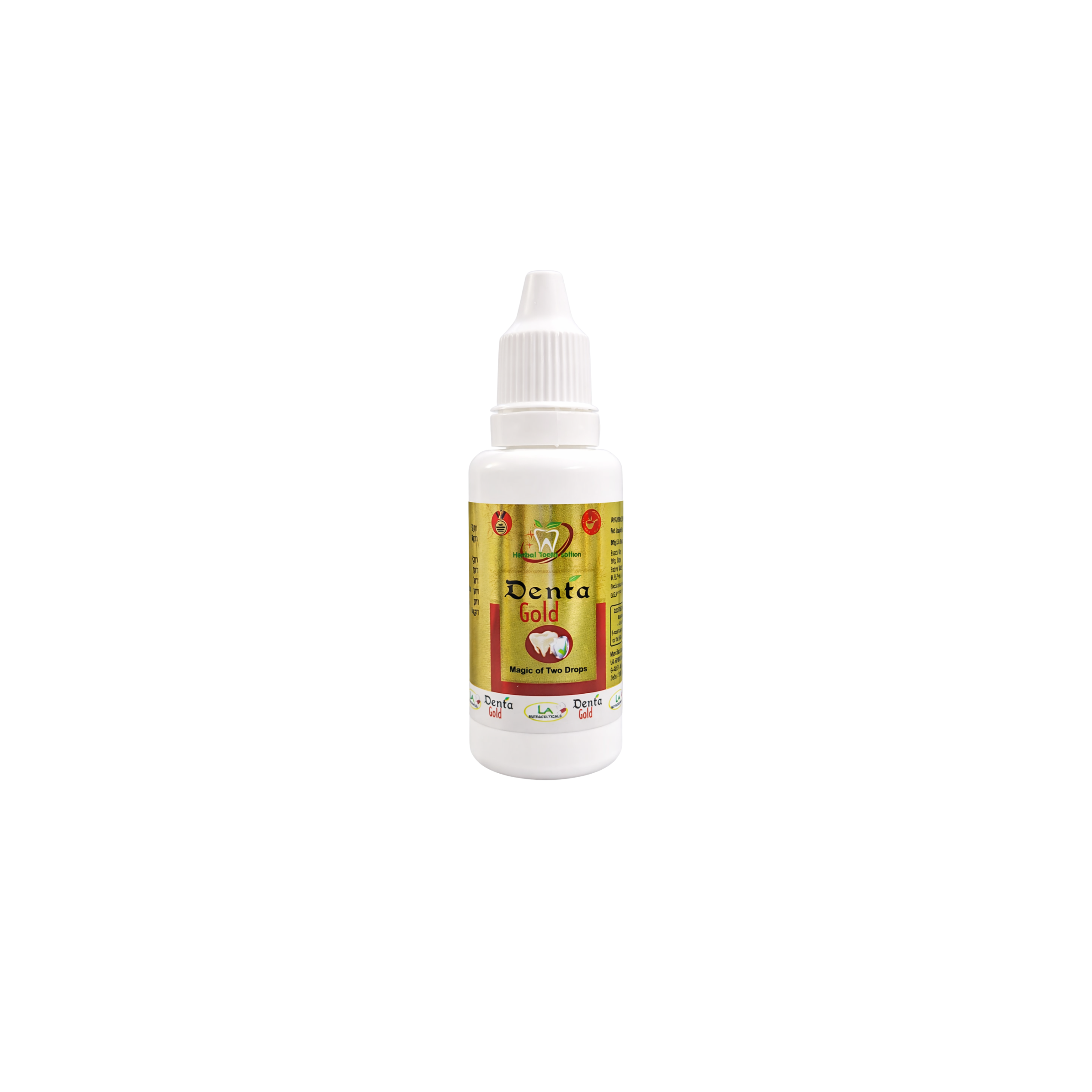 Denta Gold Herbal Tooth Lotion for Tooth Ache, Tooth Decay and Other Periodontal Diseases