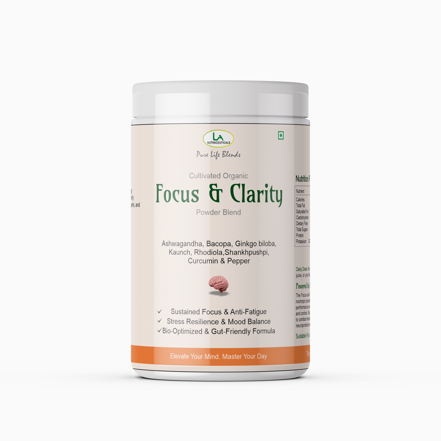 Pure Life Blends Focus and Clarity Powder Blend (Nootropics)