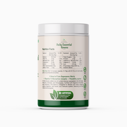 Pure Life Blends Daily Essential Greens Powder
