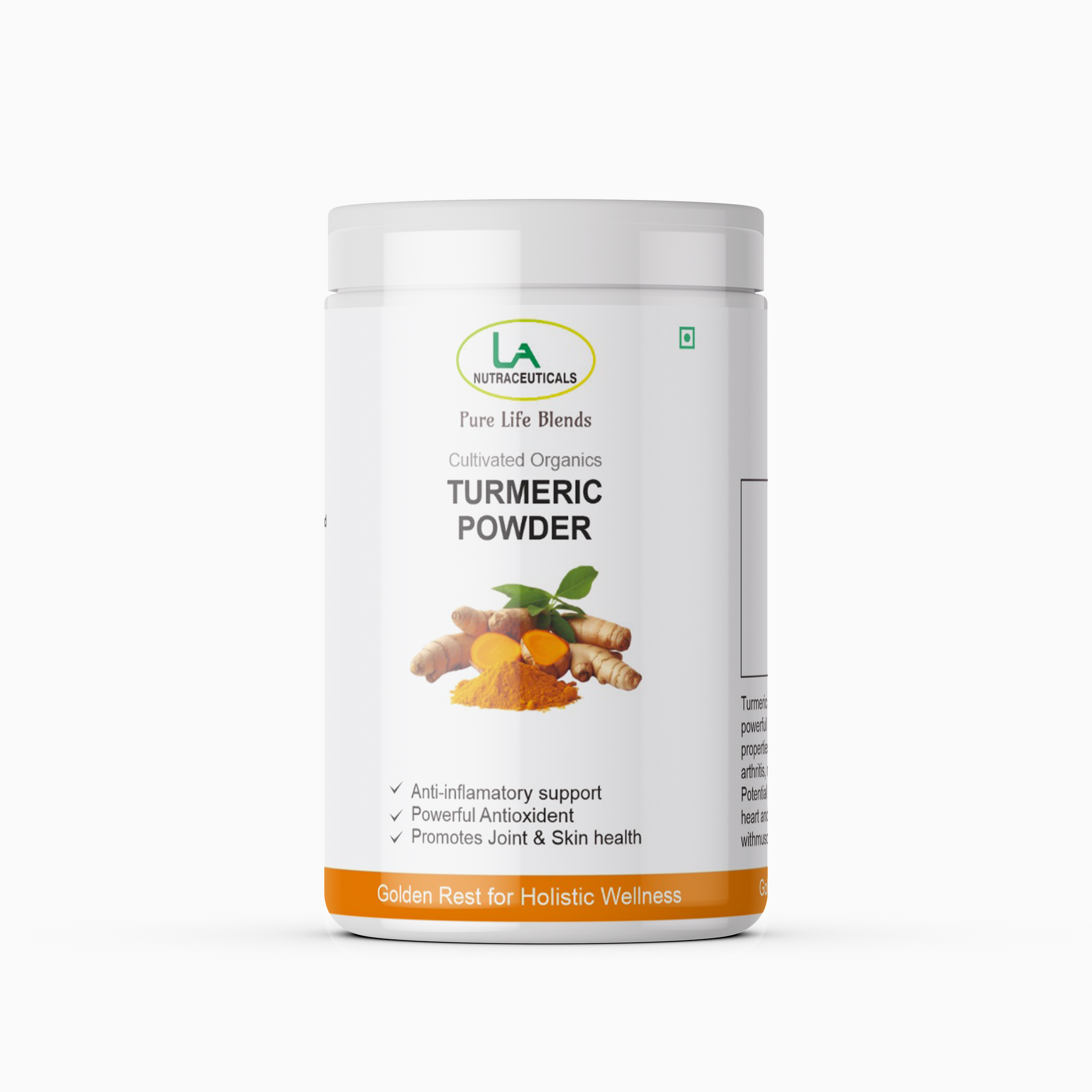 LA Nutraceuticals Pure Life Blends Turmeric Powder (Curcumin)