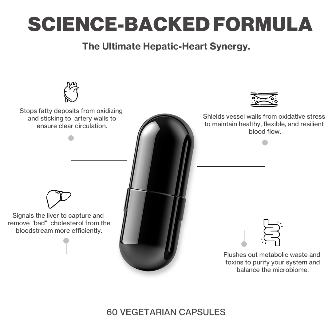 LipoQuin | Science-backed Liver Support | Bio-Active Extracts | 60 Capsules