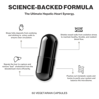 LipoQuin | Science-backed Liver Support | Bio-Active Extracts | 60 Capsules