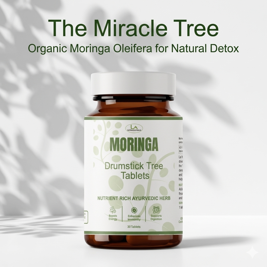 Moringa Tablets - 30 Tablets - Supports Digestion, Boosts Energy and Enhances Immunity