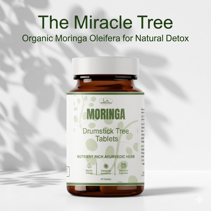 Moringa Tablets - 30 Tablets - Supports Digestion, Boosts Energy and Enhances Immunity