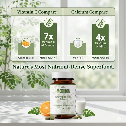 Moringa Tablets - 30 Tablets - Supports Digestion, Boosts Energy and Enhances Immunity