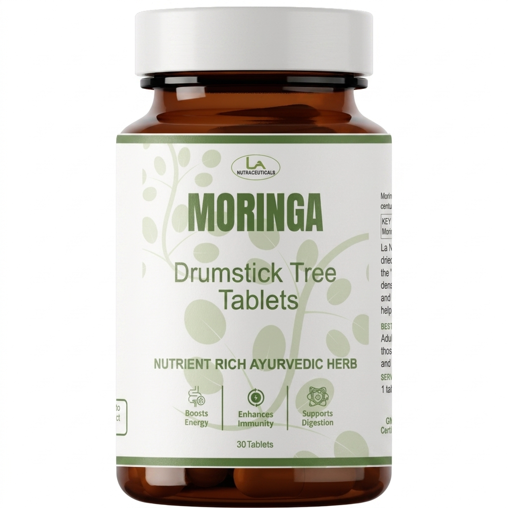 Moringa Tablets - 30 Tablets - Supports Digestion, Boosts Energy and Enhances Immunity