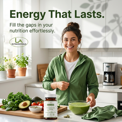 Moringa Tablets - 30 Tablets - Supports Digestion, Boosts Energy and Enhances Immunity