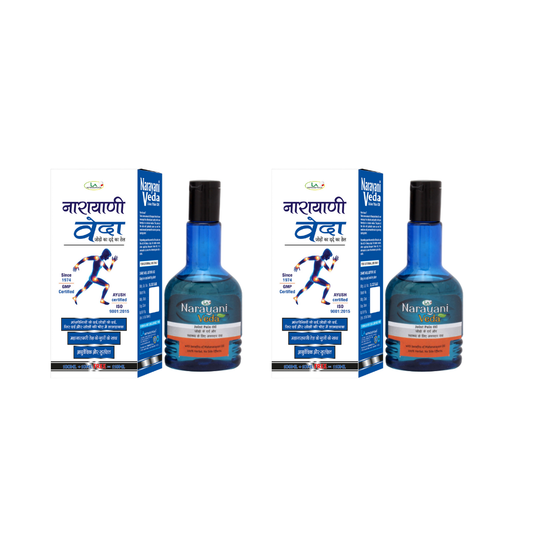 Narayani Veda Joint Pain Relief Oil 100ml | Pure Herbal Oil with 54+ ingredients
