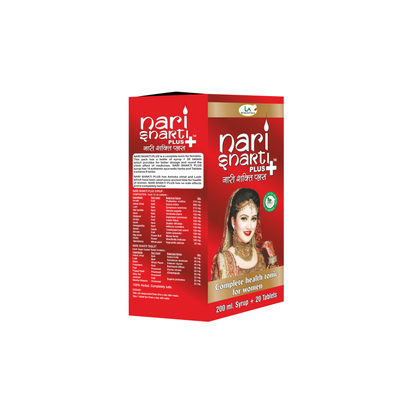 Nari Shakti Ayurvedic Uterine Tonic | Women's Health Tonic | 200ml + 20 Tablets