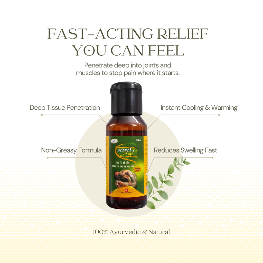 Orthoveda Oil for Joint Pain | Ayurvedic Joint Pain Relief Oil | 50ml