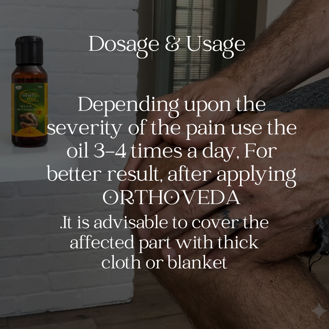 Orthoveda Oil for Joint Pain | Ayurvedic Joint Pain Relief Oil | 50ml