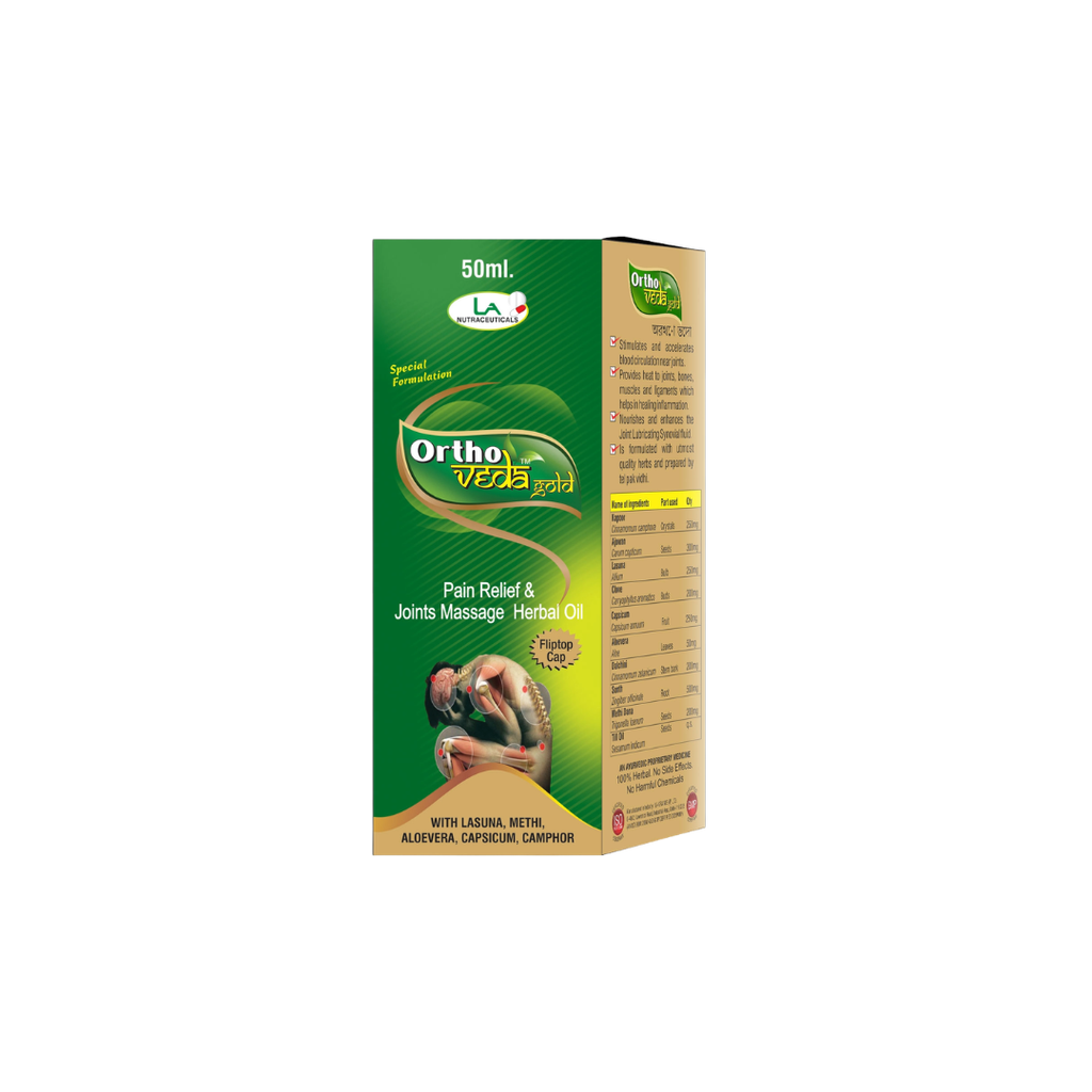 Orthoveda Oil for Joint Pain | Ayurvedic Joint Pain Relief Oil | 50ml