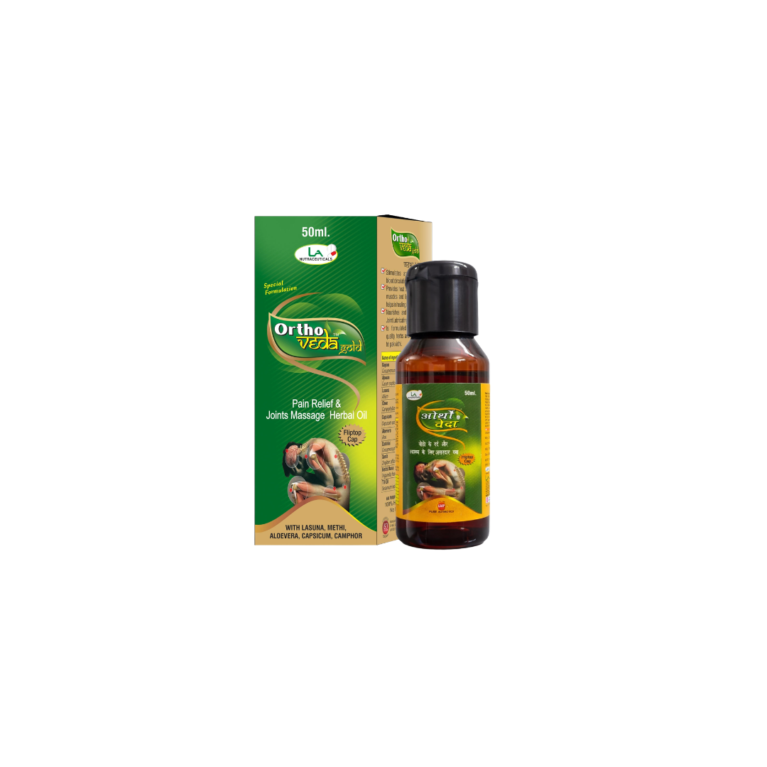 Orthoveda Oil for Joint Pain | Ayurvedic Joint Pain Relief Oil | 50ml