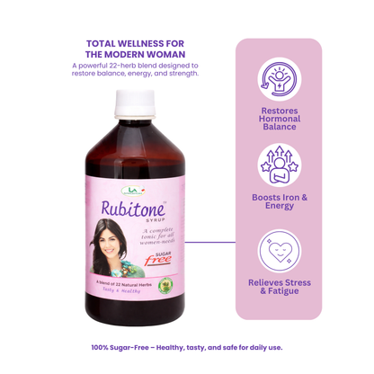 Rubitone Uterine Tonic Syrup | Restore Hormonal and Nutritional Balance | 450ml