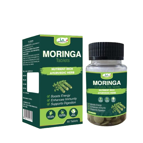 Moringa Tablets - 60 Tablets - Supports Digestion, Boosts Energy and Enhances Immunity