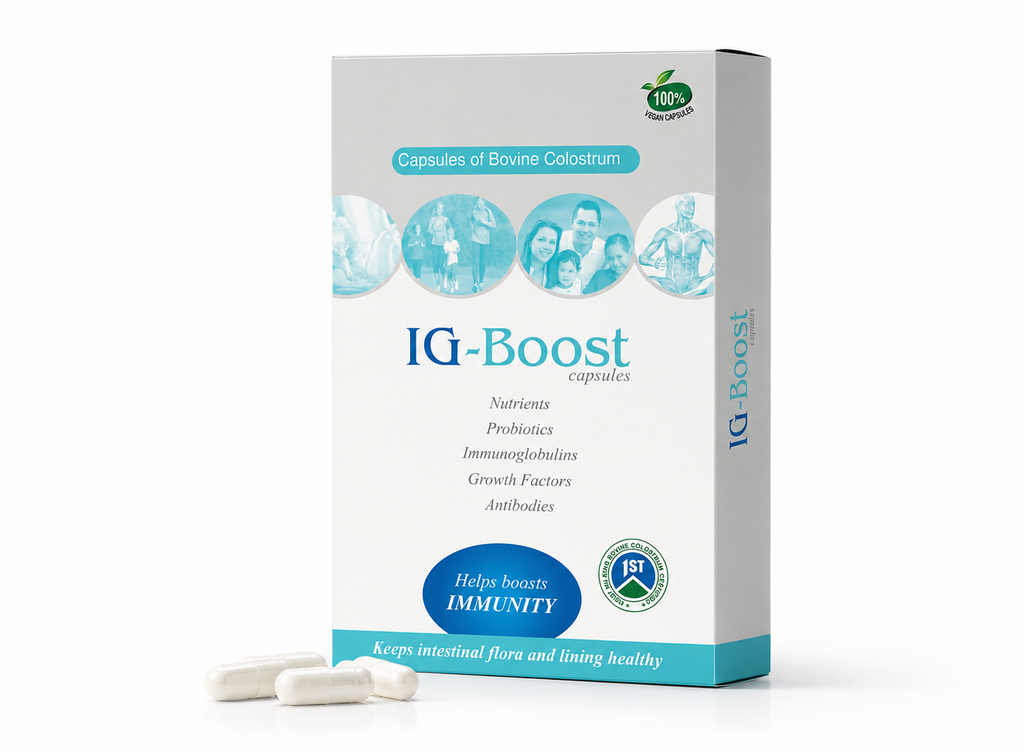IG Boost Capsules- Bovine Colostrum | Immune & Gut Health Supplement