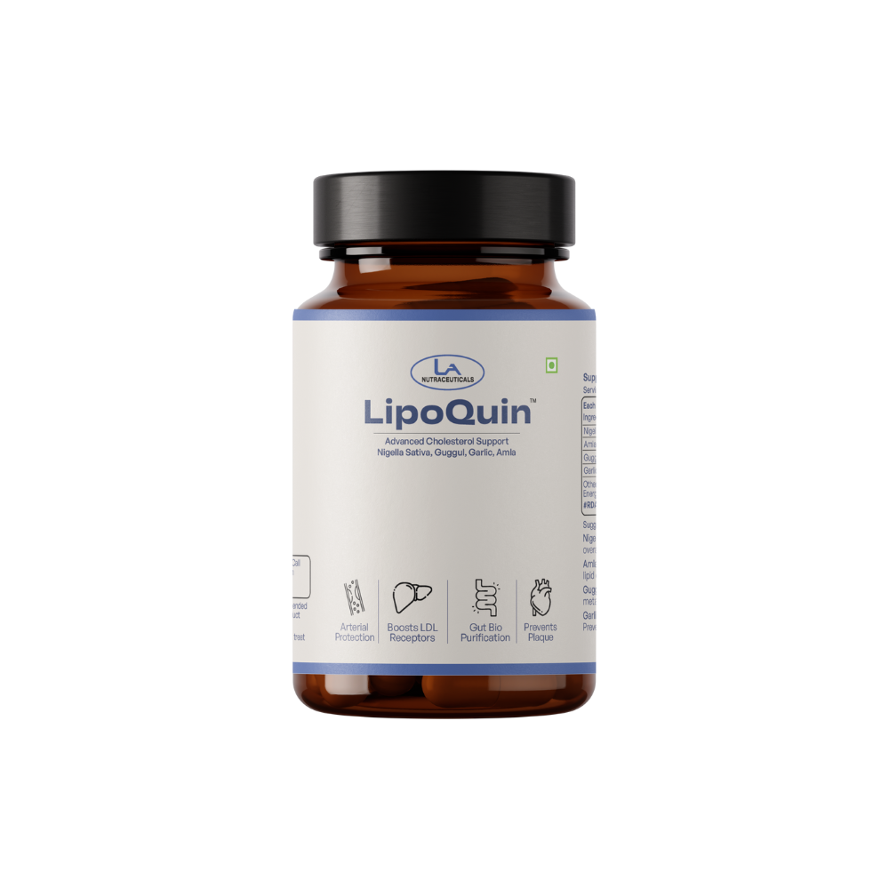 LipoQuin | Science-backed Liver Support | Bio-Active Extracts | 60 Capsules