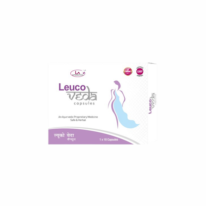 Leuco Veda Capsules | Leucorrhoea Ayurvedic Medicine | 30 Days Pack
