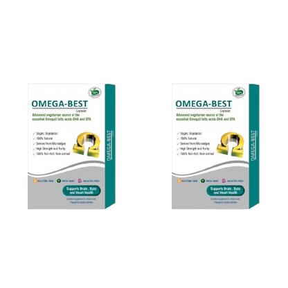 Omega Best Capsules - Advanced Source of Veg Omega 3 fatty acids DHA & EPA