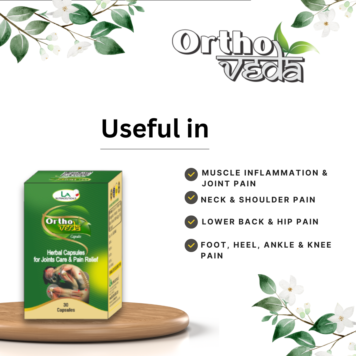 Orthoveda Capsules - effective for All Kinds of Joint Pain