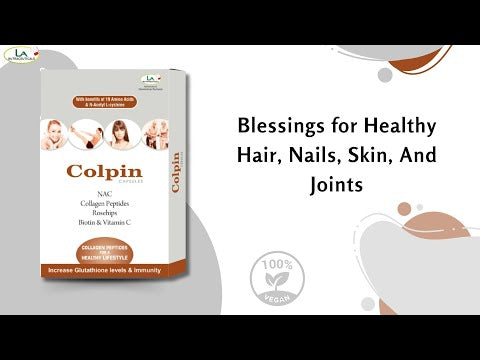 Colpin Capsules- Collagen Peptide (With Benefits of 19 Amino Acids & N-Acetyl L-Cysteine)