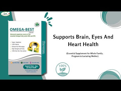 Omega Best Capsules - Advanced Source of Veg Omega 3 fatty acids DHA & EPA
