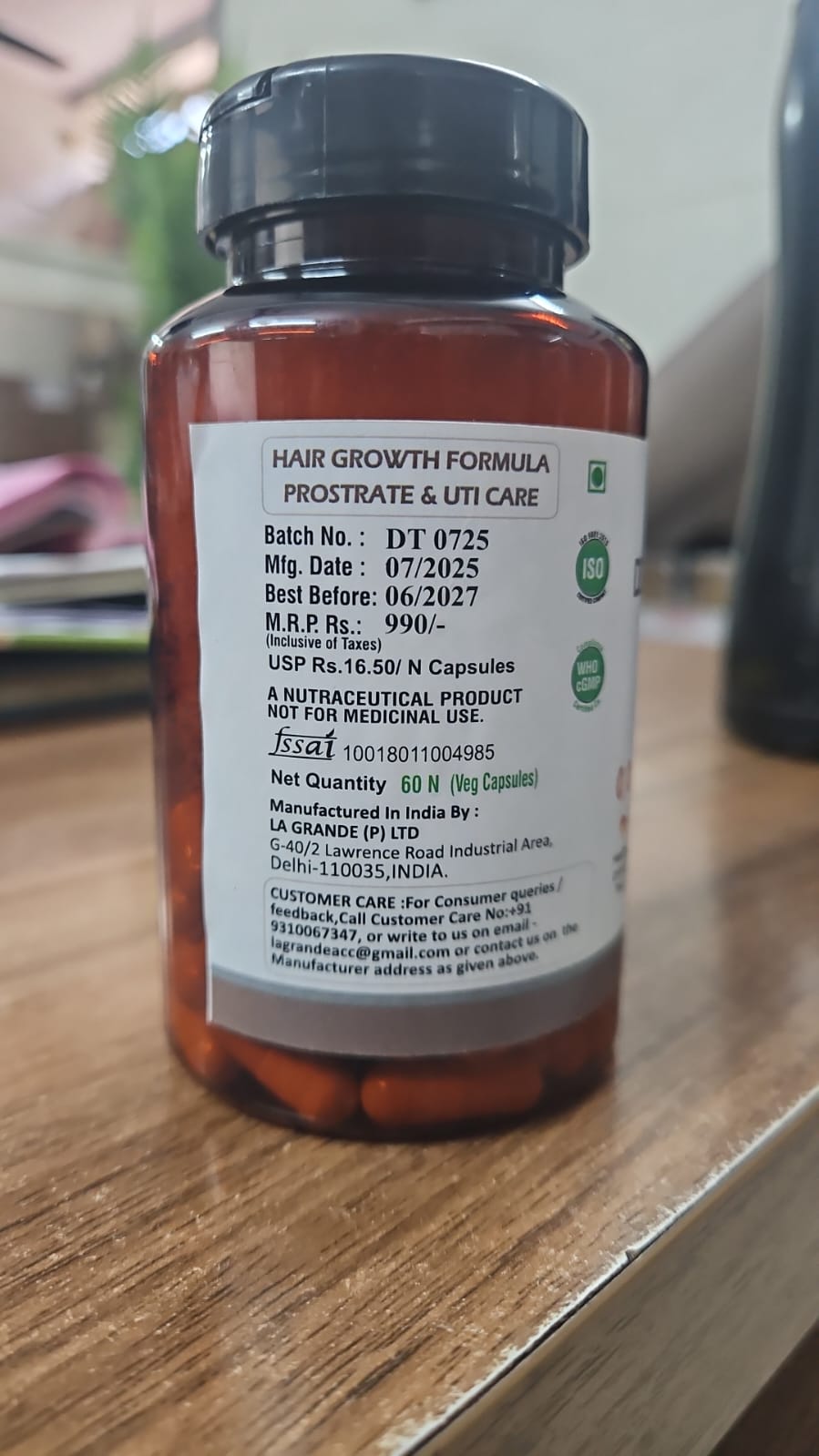 DHT BLOCKER ( Saw paletto + Nettle leaf extract for prostrate care